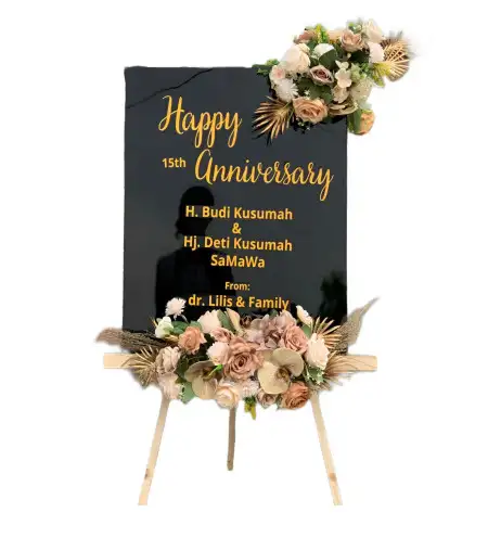 Papan Bunga Akrilik Okbibab