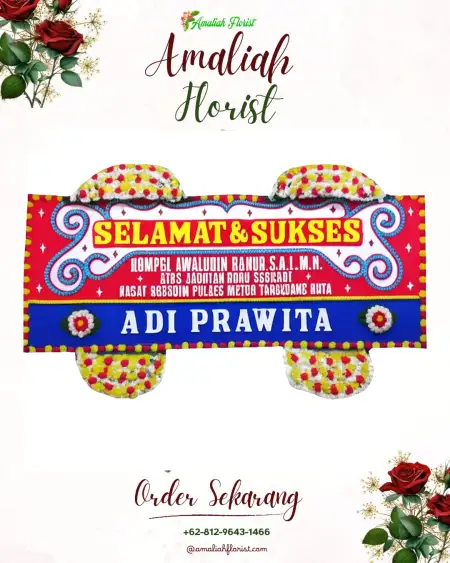 Papan Bunga Ucapan Selamat Okbibab