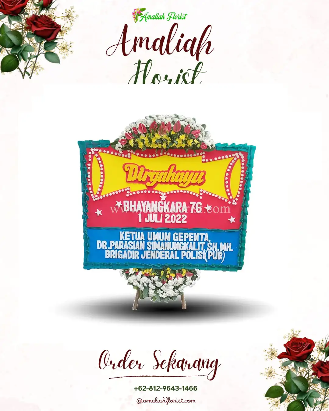 Papan Bunga HUT Ulang Tahun Okbibab